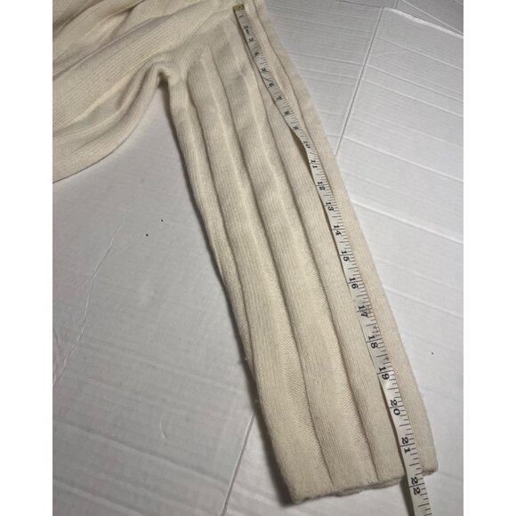 Banana Republic womens cream  Ribbed Mock Neck Sweater S 100% Merino Wool - Picture 10 of 10
